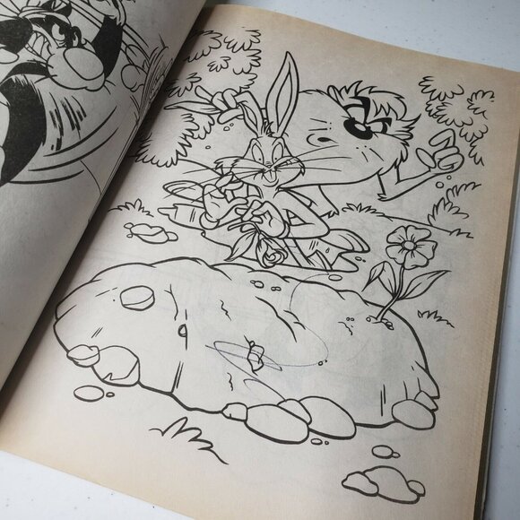 VTG 90s - 2000s Sesame Street Looney Tunes The Flintstones Bible Stories Colorin - Picture 11 of 12